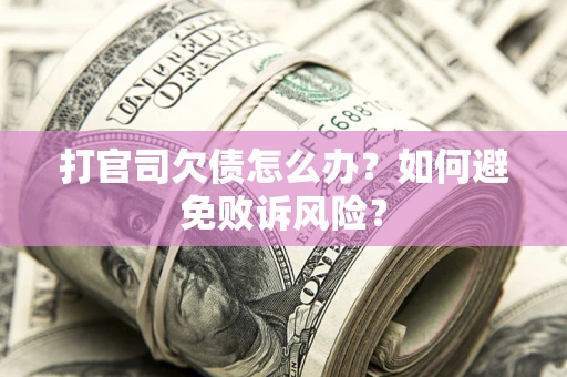 北京打官司欠债怎么办？如何避免败诉风险？