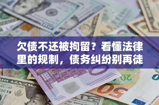北京欠债不还被拘留？看懂法律里的规制，债务纠纷别再徒劳奔波