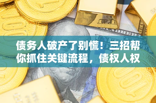 北京债务人破产了别慌！三招帮你抓住关键流程，债权人权益不再缩水
