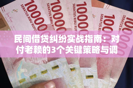 北京民间借贷纠纷实战指南：对付老赖的3个关键策略与调解盲区解析